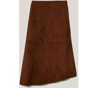 Jigsaw Jupe mi-longue asymétrique en daim Jigsaw Crème EU 34 (UK 6)