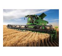 Jigsaw Puzzle 100(57x87cm) Piece Tractor in The Field Adult Puzzle Wood Puzzle Toy DIY Kit Gift Home Decor