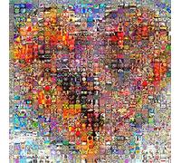 Jigsaw Puzzle 1000 Piece Adulte Puzzle Coeur Impossible Puzzle Coloré Jeu de Puzzle Complet