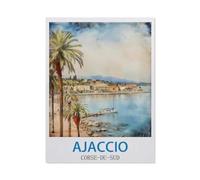 Jigsaw Puzzle 1000 Piece，Ajaccio Corse du Sud，Paper Jigsaw Puzzle for Kids Adult, Puzzle Game Toys Gift for Wall Decoration（26x38cm）-EE72