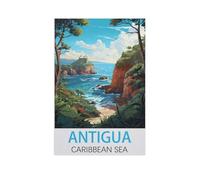 Jigsaw Puzzle 1000 Piece，Antigua Caribbean Sea，Wood Jigsaw Puzzle for Kids Adult, Puzzle Game Toys Gift for Wall Decoration（38x52cm）-FQ33