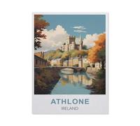 Jigsaw Puzzle 1000 Piece，Athlone Ireland，Classic Puzzle Adult Puzzle DIY Kit Paper Toy Unique Gift Modern Home Decor（50x70cm）-EZ40