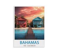 Jigsaw Puzzle 1000 Piece，Bahamas The Caribbean，Classic Puzzle Adult Puzzle DIY Kit Paper Toy Unique Gift Modern Home Decor（26x38cm）-V34
