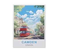 Jigsaw Puzzle 1000 Piece，Camden London，Classic Puzzle Adult Puzzle DIY Kit Paper Toy Unique Gift Modern Home Decor（26x38cm）-FE80