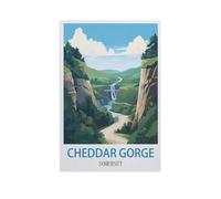 Jigsaw Puzzle 1000 Piece，Cheddar Gorge Somerset，Classic Puzzle Adult Puzzle DIY Kit Paper Toy Unique Gift Modern Home Decor（26x38cm）-FZ40