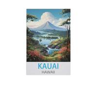 Jigsaw Puzzle 1000 Piece，Kauai Hawaii，Classic Puzzle Adult Puzzle DIY Kit Paper Toy Unique Gift Modern Home Decor（26x38cm）-FQ40