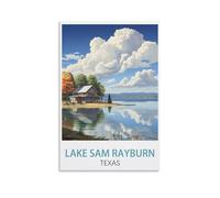 Jigsaw Puzzle 1000 Piece Lake Sam Rayburn Texas of Paper Puzzles Suitable for Adults Children Families Stress Relief Puzzle Games 38x52cm