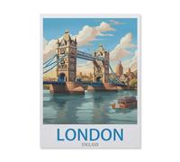 Jigsaw Puzzle 1000 Piece，London England，Classic Puzzle Adult Puzzle DIY Kit Paper Toy Unique Gift Modern Home Decor（38x52cm）-EH99