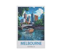 Jigsaw Puzzle 1000 Piece，Melbourne Australia，Classic Puzzle Adult Puzzle DIY Kit Paper Toy Unique Gift Modern Home Decor（26x38cm）-GB40