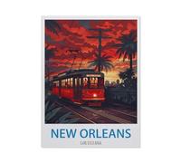 Jigsaw Puzzle 1000 Piece，New Orleans Louisiana，Classic Puzzle DIY Kit Paper Toy Unique Gift Home Decor（26x38cm）-EC77