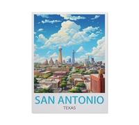 Jigsaw Puzzle 1000 Piece，San Antonio Texas，Paper Jigsaw Puzzle for Kids Adult, Puzzle Game Toys Gift for Wall Decoration（26x38cm）-EV92
