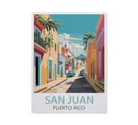 Jigsaw Puzzle 1000 Piece，San Juan Puerto Rico，Paper Jigsaw Puzzle for Kids Adult, Puzzle Game Toys Gift for Wall Decoration（38x52cm）-EW93