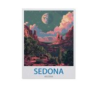 Jigsaw Puzzle 1000 Piece，Sedona Arizona，Paper Jigsaw Puzzle for Kids Adult, Puzzle Game Toys Gift for Wall Decoration（50x70cm）-EC72