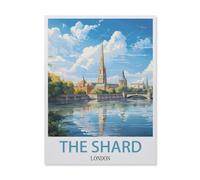 Jigsaw Puzzle 1000 Piece，The Shard London，Classic Puzzle Adult Puzzle DIY Kit Paper Toy Unique Gift Modern Home Decor（26x38cm）-FJ40