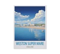 Jigsaw Puzzle 1000 Piece，Weston Super Mare England，Adult Puzzle DIY Kit Paper Puzzle Modern Home Decor Unique Gift（50x70cm）-DZ87
