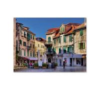 Jigsaw Puzzle 1000 Pièces Adultes，Place des Frères Radic，Bois Puzzle Classique Jigsaw Puzzle pour Garçons Filles HD Impression Affiche Cadeau De Noël（75x50cm）-AR88