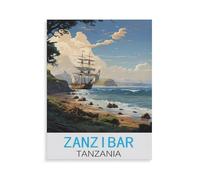 Jigsaw Puzzle 1000 Pièces Adultes，Zanzibar, Tanzanie，Bois Puzzle Classique Jigsaw Puzzle pour Garçons Filles HD Impression Affiche Cadeau De Noël（75x50cm）-HY30