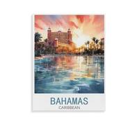Jigsaw Puzzle 1000 Pieces，Bahamas Caribbean，Paper Adult Toys Decompression Game（50x70cm）-V58