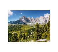 Jigsaw Puzzle 1000 Pièces，Falaises sud des Geisler Spitzen Depuis l’alpage Cisles - Gröden，3D Adultes Bois Jouets Éducatifs Meilleur Cadeau d'anniversaire Garçons Filles（75x50cm）-AP76