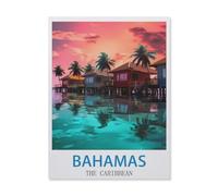 Jigsaw Puzzle 1000 Pieces for Adults，Bahamas The Caribbean，Unique Suitable for Teenagers and Adults, Home Decoration（26x38cm）-EG4