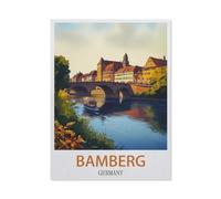 Jigsaw Puzzle 1000 Pieces for Adults，Bamberg Germany，Paper Puzzle - Unique Suitable for Teenagers and Adults（26x38cm）-FB82
