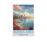 Jigsaw Puzzle 1000 Pieces for Adults，Buenos Aires Argentina，Teens Boys Girls Puzzles Premium Quality Fun Family Challenging Puzzles for Birthday（26x38cm）-FQ30