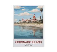 Jigsaw Puzzle 1000 Pieces for Adults，Coronado Island Mexico，Large Puzzle Game Artwork for Adults Teens（50x70cm）-EW59