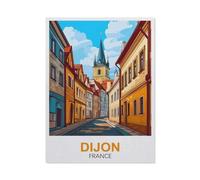 Jigsaw Puzzle 1000 Pieces for Adults，Dijon France，Large Puzzle Game Artwork for Adults Teens, Family Decorations, Unique Puzzle Gift（26x38cm）-FA23