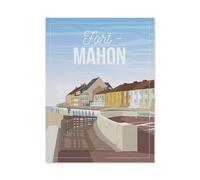 Jigsaw Puzzle 1000 Pieces for Adults，Fort Mahon Beach France，Teens Boys Girls Puzzles Difficult Challenging Puzzle for Party Games Kids Family Friends（26x38cm）-BN66