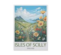 Jigsaw Puzzle 1000 Pieces for Adults，Isles of Scilly England，Large Puzzle Game Artwork for Adults Teens（26x38cm）-FJ39