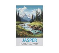 Jigsaw Puzzle 1000 Pieces for Adults，Jasper National Park，Large Puzzle Game Artwork for Adults Teens（26x38cm）-FP99