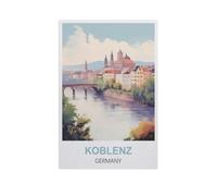 Jigsaw Puzzle 1000 Pieces for Adults，Koblenz Germany，Paper Puzzle - Unique Suitable for Teenagers and Adults（26x38cm）-FX2