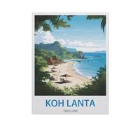 Jigsaw Puzzle 1000 Pieces for Adults，KOH Lanta Thailand，Teens Boys Girls Puzzles Premium Quality Fun Family Challenging Puzzles for Birthday（50x70cm）-EC69