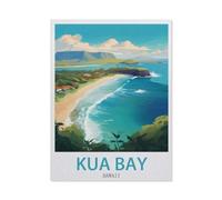 Jigsaw Puzzle 1000 Pieces for Adults，KUA Bay Hawaii，Teens Boys Girls Puzzles Difficult Thick Sturdy Pieces Challenging Puzzle for Party Games（50x70cm）-EC68