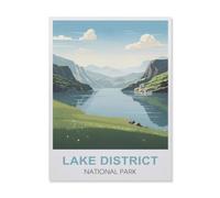 Jigsaw Puzzle 1000 Pieces for Adults，Lake District National Park，Kids Teens Large Families Puzzle Game（38x52cm）-FE37