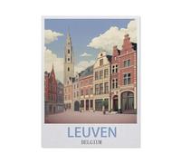 Jigsaw Puzzle 1000 Pieces for Adults，Leuven Belgium，Kids Teens Large Families Puzzle Game（38x52cm）-DJ76