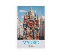 Jigsaw Puzzle 1000 Pieces for Adults，Madrid Spain，Large Puzzle Game Artwork for Adults Teens（50x70cm）-FT99