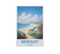 Jigsaw Puzzle 1000 Pieces for Adults，Newquay Cornwall，Large Puzzle Game Artwork for Adults Teens, Family Decorations, Unique Puzzle Gift（26x38cm）-FX83