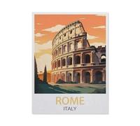 Jigsaw Puzzle 1000 Pieces for Adults，Rome Italy，Paper Puzzle - Unique Suitable for Teenagers and Adults（26x38cm）-EU1