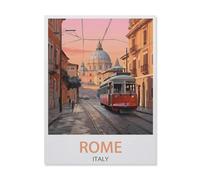 Jigsaw Puzzle 1000 Pieces for Adults，Rome Italy ， Sunset，Unique Suitable for Teenagers and Adults, Home Decoration（38x52cm）-DV84