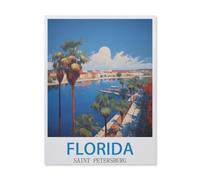 Jigsaw Puzzle 1000 Pieces for Adults，Saint Petersburg Florida，Unique Suitable for Teenagers and Adults, Home Decoration（26x38cm）-EG84