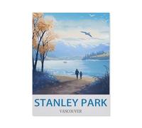 Jigsaw Puzzle 1000 Pieces for Adults，Stanley Park Vancouver，Large Puzzle Game Artwork for Adults Teens, Family Decorations, Unique Puzzle Gift（50x70cm）-ED62