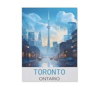 Jigsaw Puzzle 1000 Pieces for Adults，Toronto Ontario，Unique Suitable for Teenagers and Adults, Home Decoration（38x52cm）-FL5
