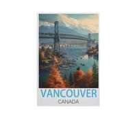 Jigsaw Puzzle 1000 Pieces for Adults，Vancouver Canada，Paper Puzzle - Unique Suitable for Teenagers and Adults（26x38cm）-FU2