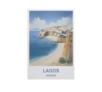 Jigsaw Puzzle 1000 Pieces，Lagos Nigeria，Paper Adult Toys Decompression Game（50x70cm）-FW84