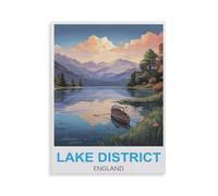 Jigsaw Puzzle 1000 Pièces，Lake District Angleterre，Jeu Décontracté Amusant Cadeau Jouets pour Amis Et Famille（50x70cm）-HJ42