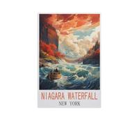 Jigsaw Puzzle 1000 Pieces，Niagara Waterfall New York，Large Family Puzzle Game Artwork for Adults Teens（38x52cm）-FR36