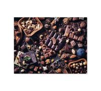 Jigsaw Puzzle 1000 Pièces，Paradis du Chocolat，3D Adultes Bois Jouets Éducatifs Meilleur Cadeau d'anniversaire Garçons Filles（75x50cm）-B24