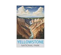Jigsaw Puzzle 1000 Pièces,Parc National Yellowstone,3D Adultes Papier Jouets Éducatifs Meilleur Cadeau d'anniversaire Garçons Filles(50x70cm)-FT76