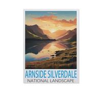 Jigsaw Puzzle 1000 Pièces，Paysage National d’Arnside et Silverdale，3D Adultes Papier Jouets Éducatifs Meilleur Cadeau d'anniversaire Garçons Filles（50x70cm）-H90